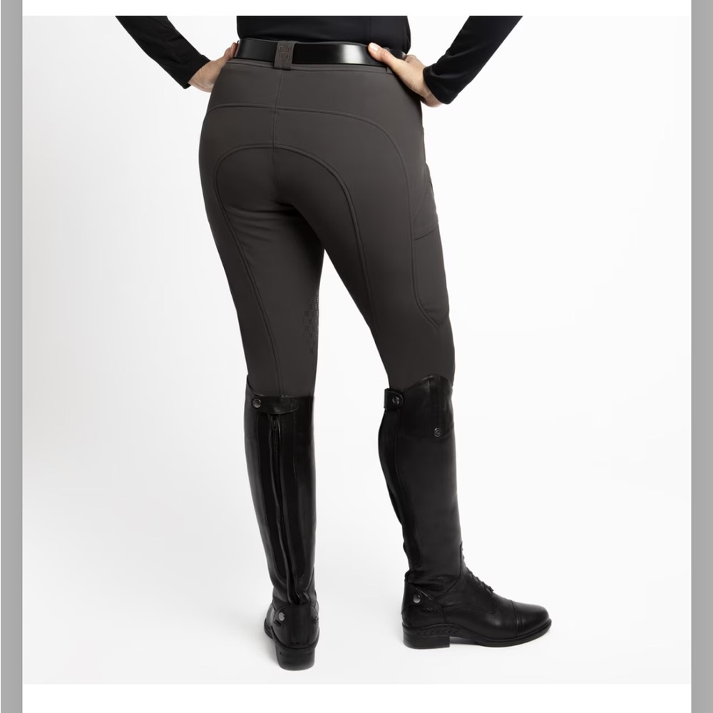Smartpak Hadley winter knee patch breech NWT 28 black